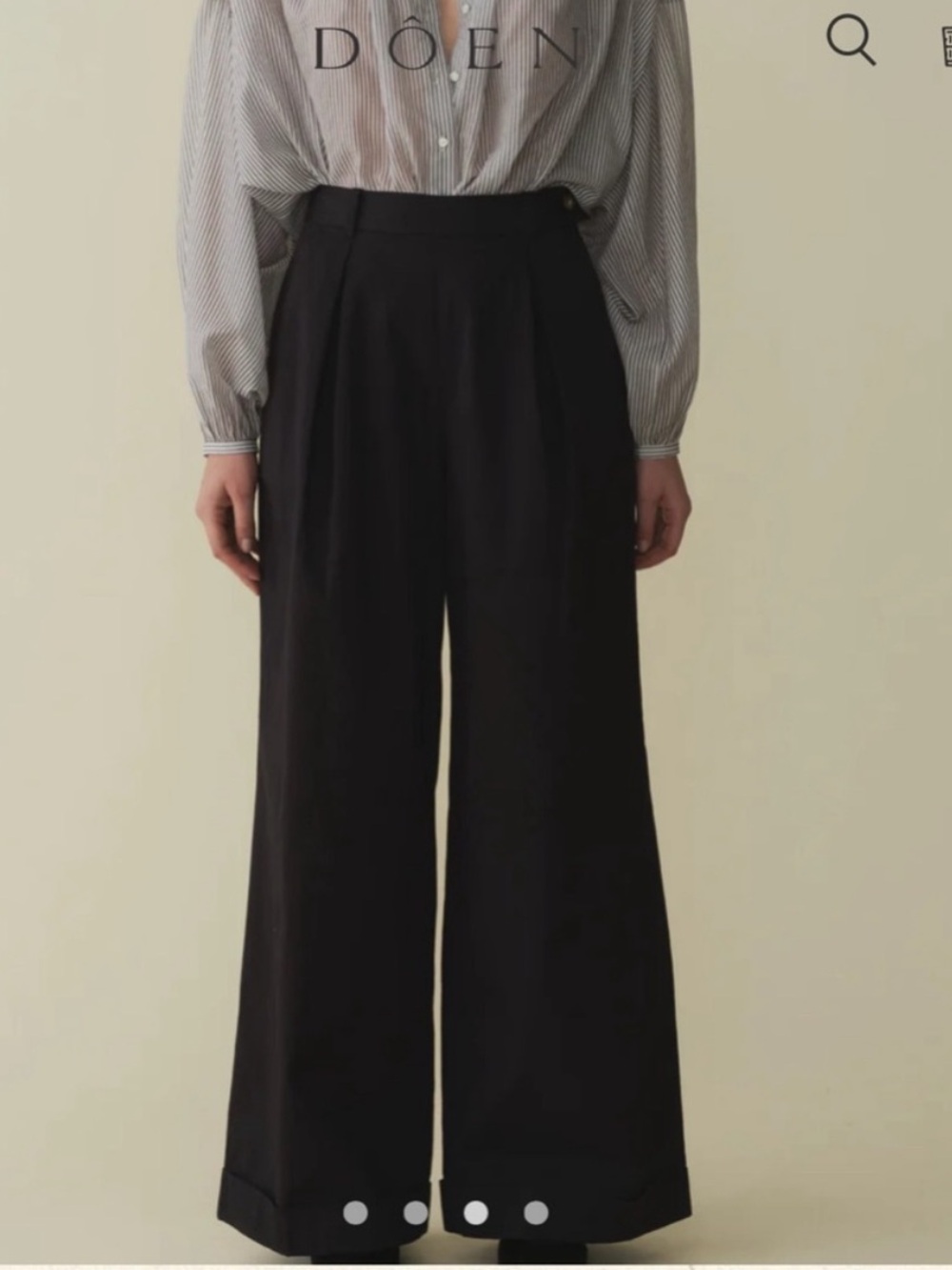 SALE! NWT Doen Hilarie pants in black, size 4